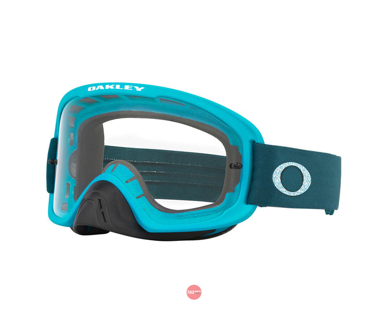 Oakley O-frame 2.0 Pro Mx Goggle Team Blue W/ Clear Lens