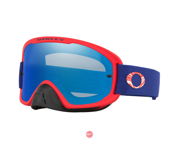 Oakley O-frame 2.0 Pro Mx Goggle Team Red W/ Black Ice Iridium Lens