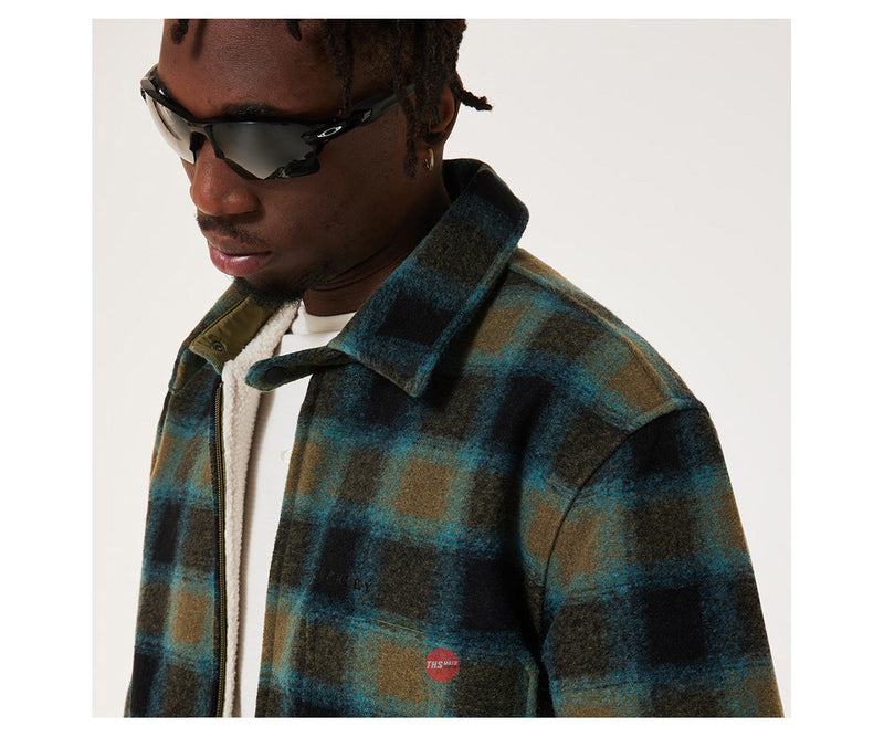 Oakley L Off-slope Overshirt Army Green Check