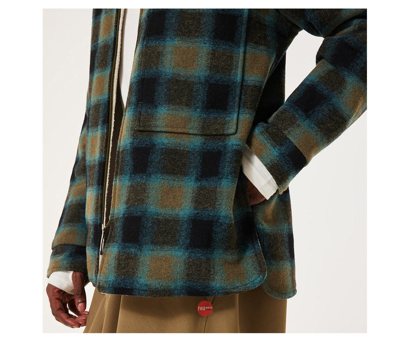 Oakley Xl Off-slope Overshirt Army Green Check