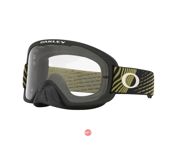 Oakley O-frame 2.0 Pro Mx Goggle Green Rigid W/ Clear Lens