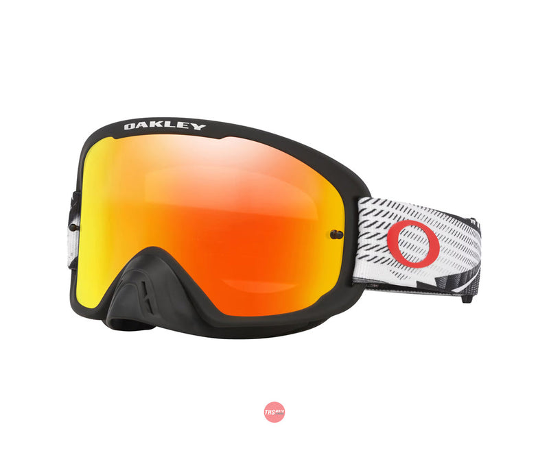 Oakley O-frame 2.0 Pro Mx Goggle Black Forge W/ Fire Iridium Lens