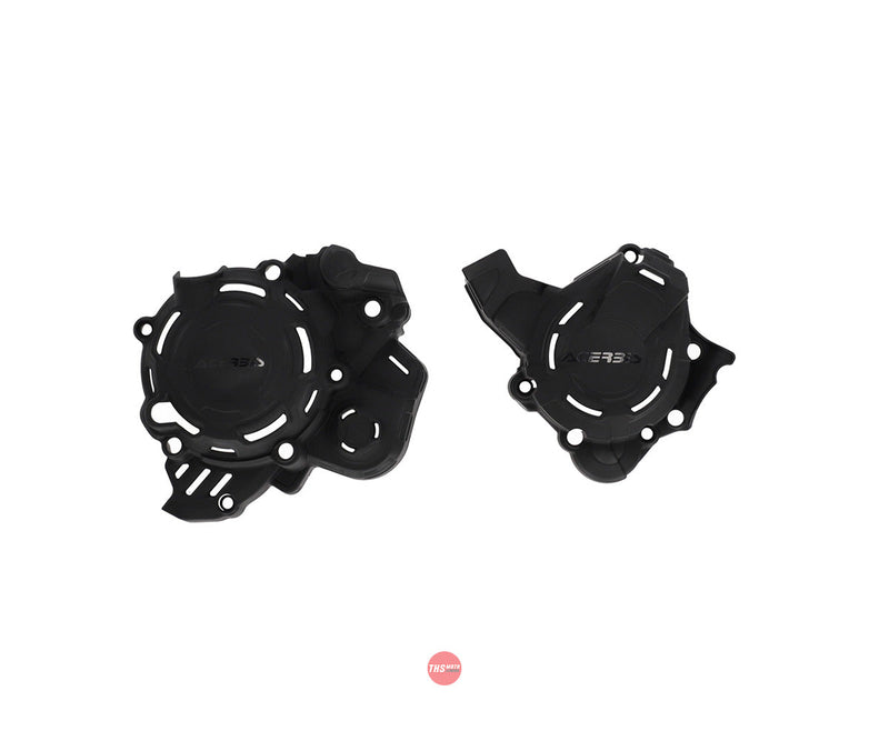 Acerbis X-Power Engine Case Cover Kit Black KTM/Husqvarna