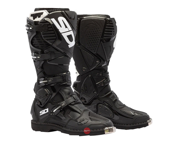 Sidi Crossfire 3 45 Black/ White Mx Boots Size EU 45
