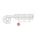 B & H Cable Ring For 6mm Bolt Hook