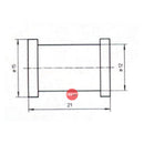 B & H Rubber Grommet 21 mm