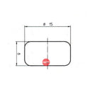B & H Rubber Bush 8 X 15