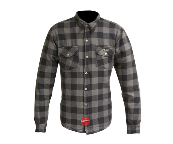 Merlin Axe Checkered Shirt Grey 3XL