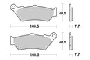 Moto Master Brake Pads Front Sintered For Multiple Makes 403301