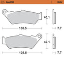 Moto Master Brake Pads Rear Pro Sintered For Bmw Ducati Guzzi Triumph 403302
