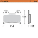 Moto Master Brake Pads Front Sintered For Multiple Makes 404301