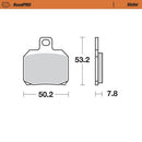 Moto Master Brake Pads Rear Sintered For Multiple Makes 404802