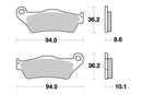 Moto Master Brake Pads Rear Sintered Bmw 405402