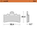 Moto Master Brake Pads Front Sintered Bmw Husqvarna 407601