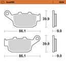 Moto Master Brake Pads Rear Pro Sintered Honda 407702