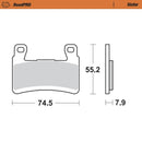 Moto Master Brake Pads Front Road Pro Sintered Kawasaki 407901