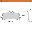 Moto Master Brake Pads Front Road Pro Sintered Aprilia Bmw Ducati Honda 408101