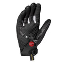 Spidi Gloves G-Carbon Leather Short Black/White XL - THS MOTO