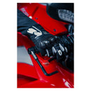 Spidi Gloves G-Carbon Leather Short Black/White XL - THS MOTO