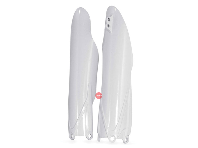 Acerbis Lower Fork Covers White RM125/250 07-08-RM-Z250/450 -07-17
