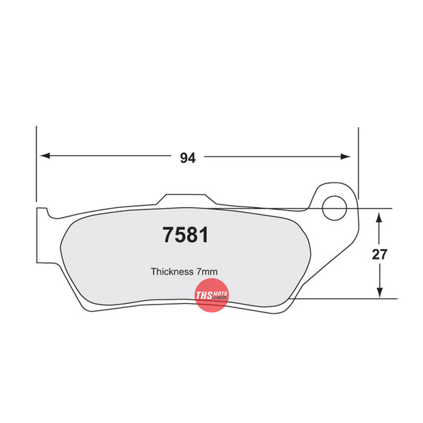 Carbon Metallic Front Brake Pads Ducati Alt Br P07Bb04