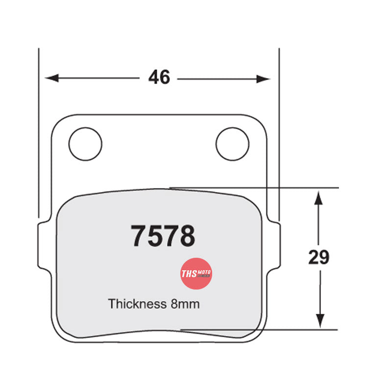 Carbon Metallic F/R Brake Pads Mx Husqvarna / Kawasaki / Suzuki Alt Br P07Hc20 / 22 / 32
