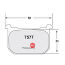 Carbon Metallic F/R Brake Pads Kawasaki Kz/Gpz Alt Br P07Ka06