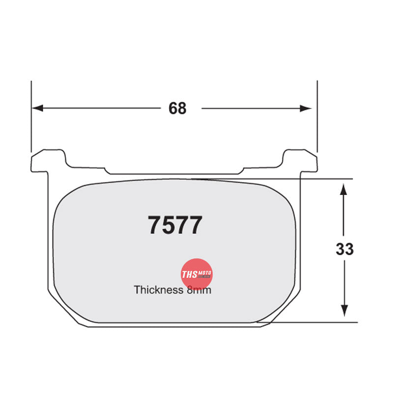 Carbon Metallic F/R Brake Pads Kawasaki Kz/Gpz Alt Br P07Ka06