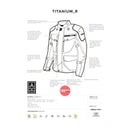 Hevik Titanium 3-Layer Jacket Black Size Medium