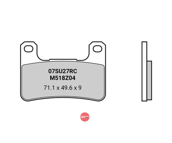Brembo Brake Pads Front Z04 Race Only Suzuki/Kawasaki 107A48651 07Su27