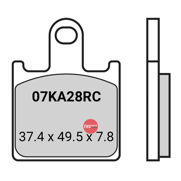 Brembo Brake Pads Front Z04 Race Only Kawasaki Zx6R 07Ka28