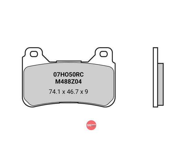 Brembo Brake Pads Front Z04 Race Only Honda Cbr 107A48648 07Ho50