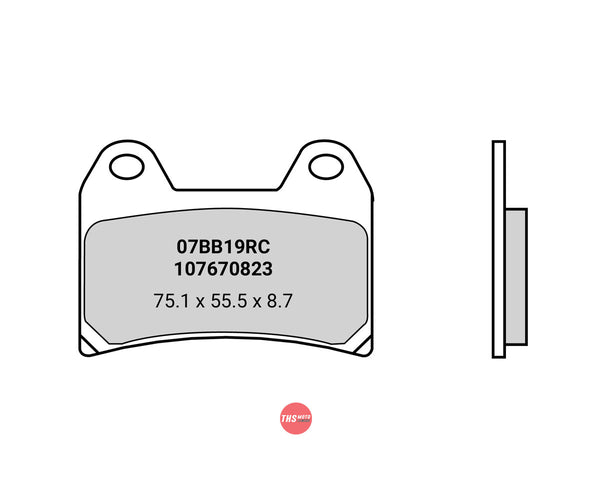 Brembo Brake Pads Front Z04 Race Only 07Bb19
