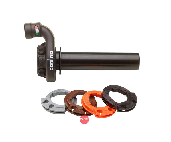 Tommaselli Mx/E Throttle/No Grips Krk Evo Black (See Cable Applications)