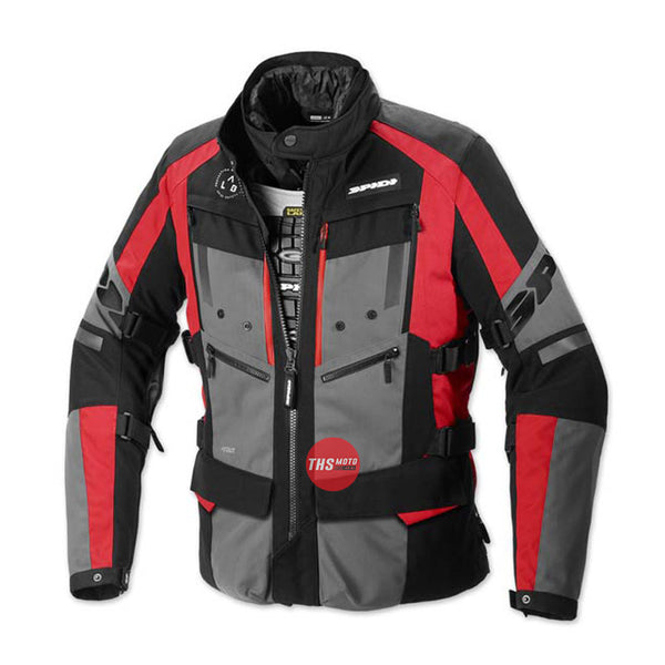 Spidi 4Season Evo Jacket Red / Grey Small