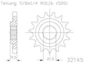 Moto Master Sprocket Front Steel 12T Honda 61.002.11.12