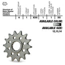 Moto Master Sprocket Front Steel 14 TOOTH SHERCO 61.052.11.14