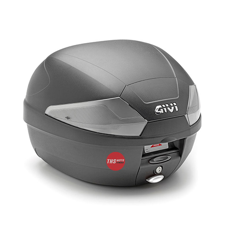 Givi Monolock Top Box 29Lt Black Tech Reflectors