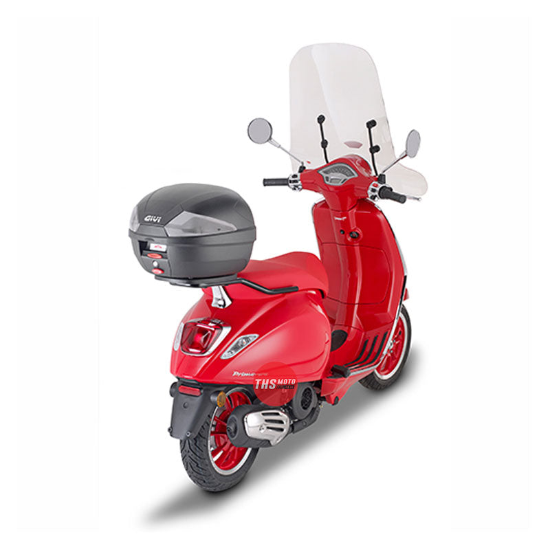 Givi Monolock Top Box 29Lt Black Tech Reflectors