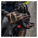 Merlin Ranger Long Wax Gloves Brown Size Small