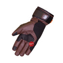 Merlin Ranger Long Wax Gloves Brown Size Small