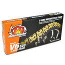 Moto Master Chain 520 - 120 LINK Moto Master GOLD X-RING V6 CHAIN 652003