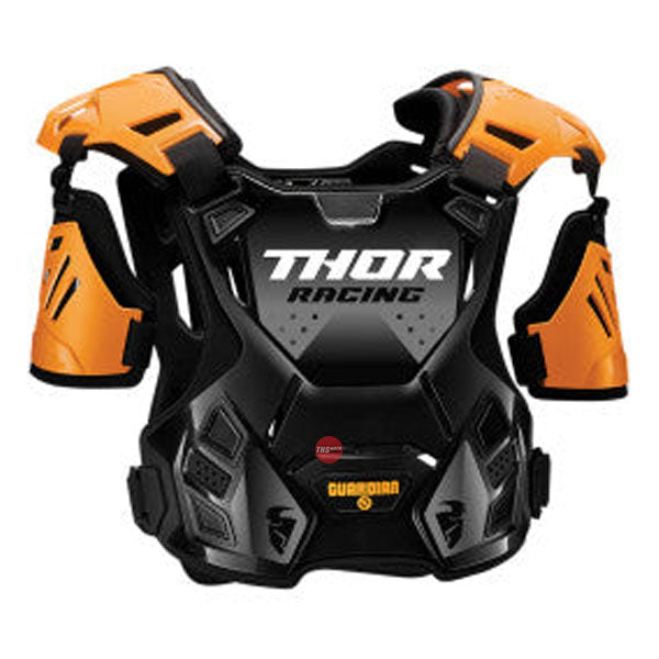 Thor Guardian Chest Protector Black Orange Youth Size Small / Medium
