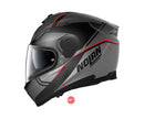Nolan Helmet N80-8 Astute N-Com Flat Lava Grey Size 2XL