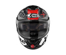 Nolan Helmet X903 Ultra Carbon Barrage Carbon/White/Red Size 2XL