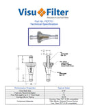 Darbi Petrol filter small 701B Visu Filter 1/4