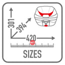 Givi Monolock Top Box 30Lt Black