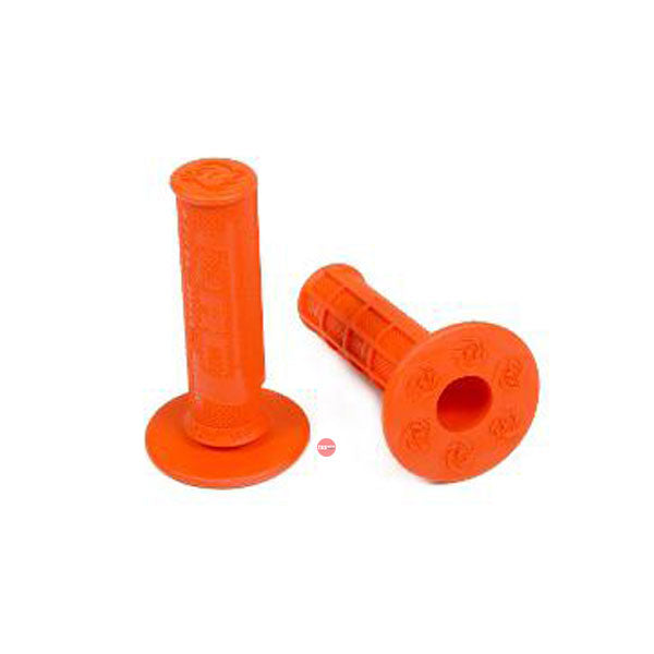 Torc1 Racing Hole Shot Grips Mx Waffle Soft Compound Orange Includes Grip Glue