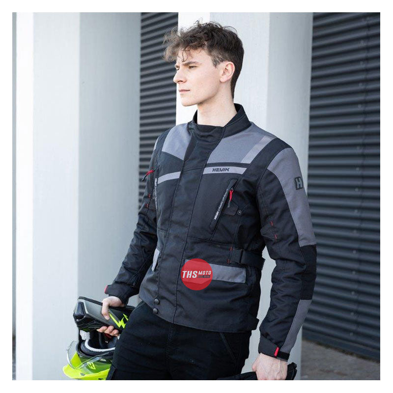 Hevik Stelvio Light Jacket Man Black/Grey 4XL