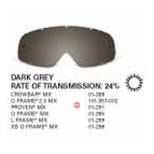 Oakley Oframe 2.0 Mx Repl Lens Dk Gry
